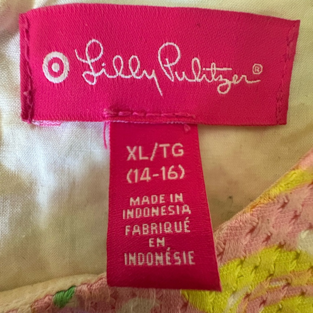Lilly Pulitzer Pink and Yellow Floral Maxi Dress - Picture 5 of 5